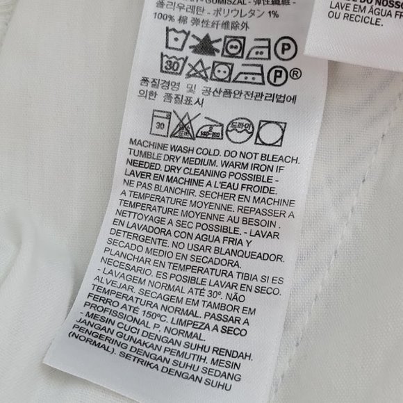 LEVIS striped classic chino shorts blue Sz 18/34w - Picture 7 of 9